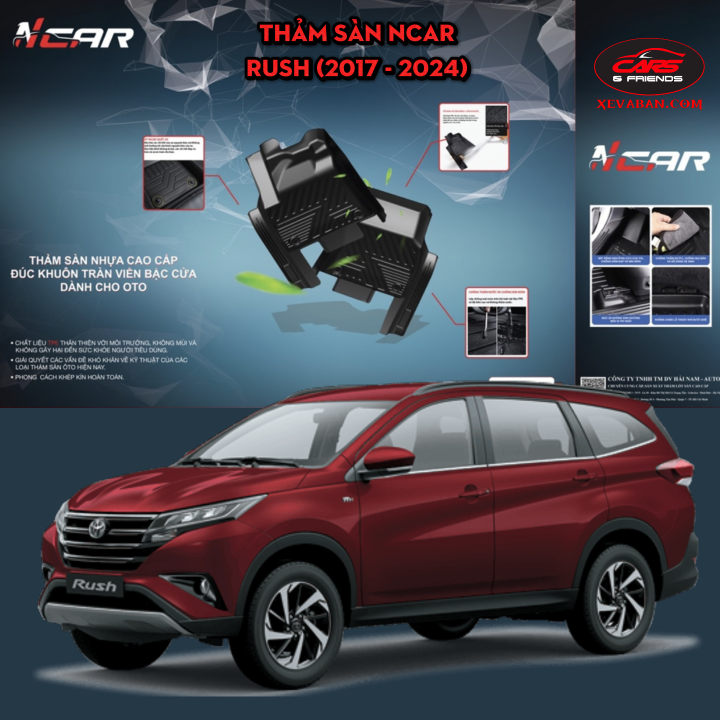 Thảm sàn Ncar cho TOYOTA RUSH